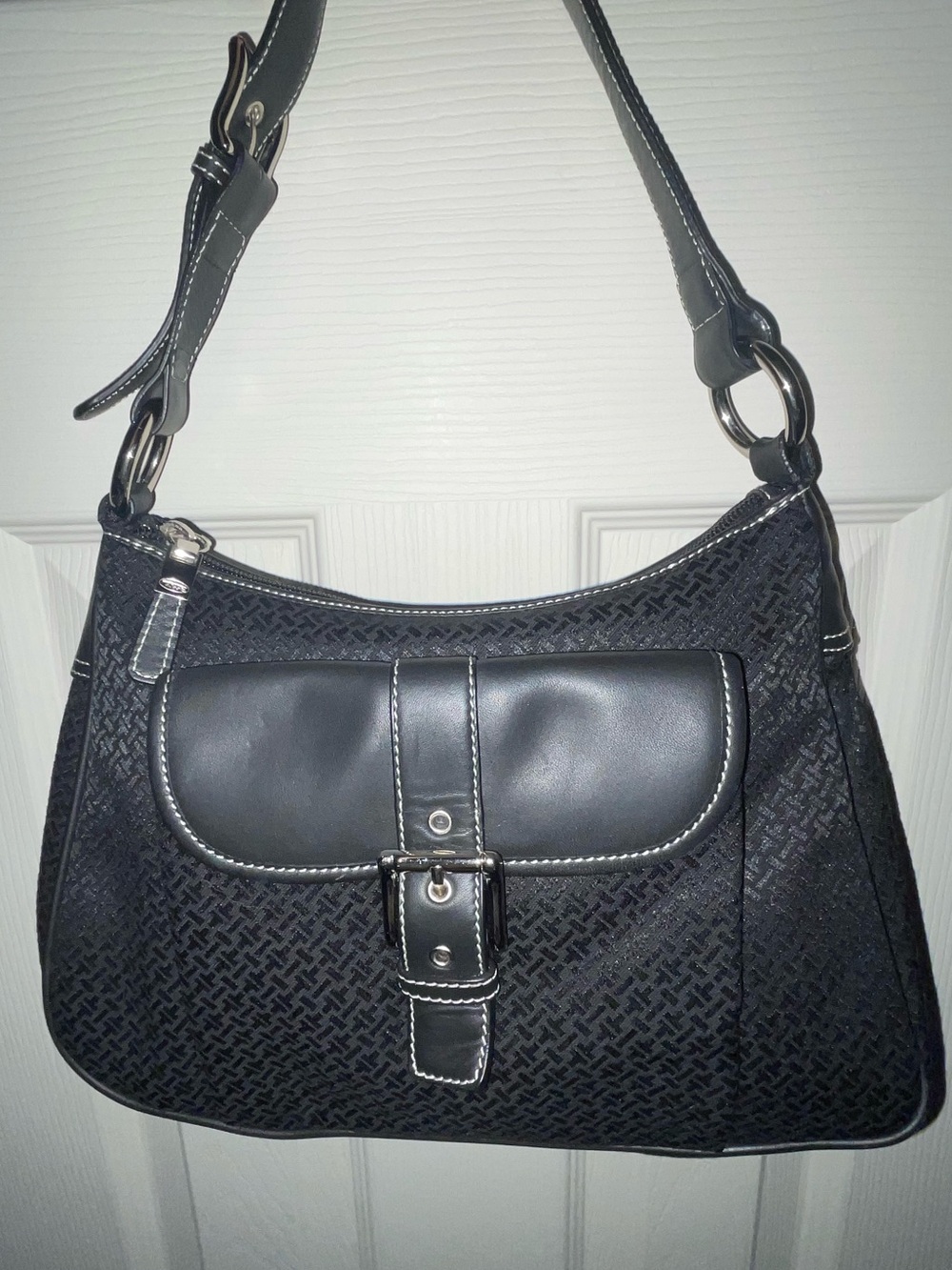 Talbots Y2K black Signature shoulder bag